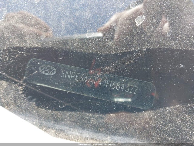 Aukcja sprzedaży 2018 Hyundai Sonata Limited, vin: 5NPE34AF4JH684322, numer aukcji: 44468251