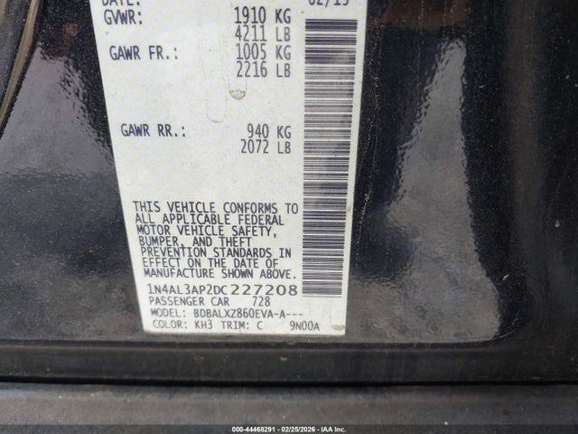 2013 NISSAN ALTIMA 1N4AL3AP2DC227208 Photo 8