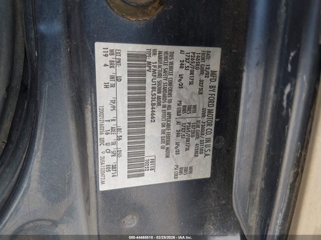 44468518 :رقم المزاد ، 1FMFU18L53LB44662 vin ، 2003 Ford Expedition Eddie Bauer مزاد بيع
