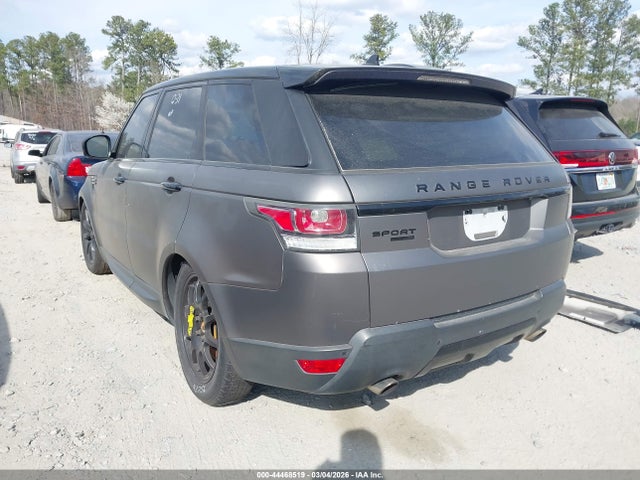 2015 Land Rover Range Rover Sport 3.0l V6 Supercharged Hse მანქანა იყიდება აუქციონზე, vin: SALWR2VF7FA626519, აუქციონის ნომერი: 44468519