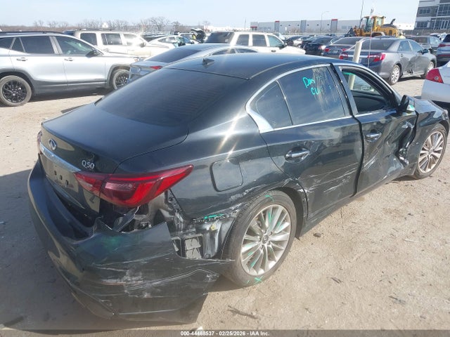 2022 Infiniti Q50 Luxe მანქანა იყიდება აუქციონზე, vin: JN1EV7BP9NM311312, აუქციონის ნომერი: 44468537