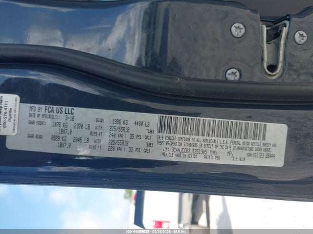 Aukcja sprzedaży 2018 Jeep Compass Limited Fwd, vin: 3C4NJCCB2JT351305, numer aukcji: 44468639
