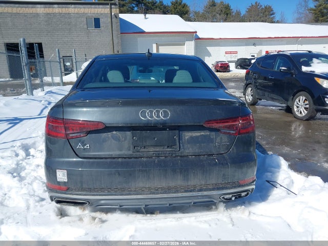 2019 Audi A4 45 Premium მანქანა იყიდება აუქციონზე, vin: WAUENAF4XKN006933, აუქციონის ნომერი: 44468657