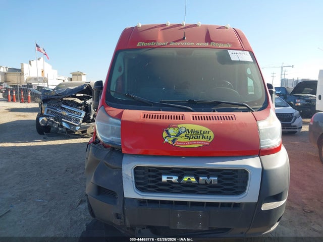 Продаж на аукціоні авто 2020 Ram Promaster 2500 High Roof 159 Wb, vin: 3C6TRVDG6LE116491, номер лоту: 44468776