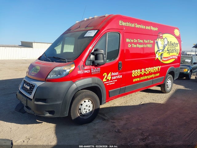 Продаж на аукціоні авто 2020 Ram Promaster 2500 High Roof 159 Wb, vin: 3C6TRVDG6LE116491, номер лоту: 44468776