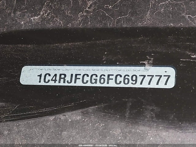 2015 JEEP GRAND CHEROKEE 1C4RJFCG6FC697777 Photo 8