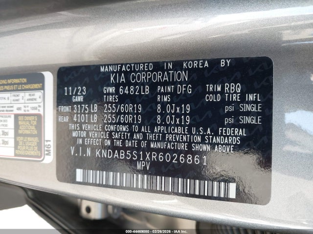 2024 KIA EV9 KNDAB5S1XR6026861 Photo 8