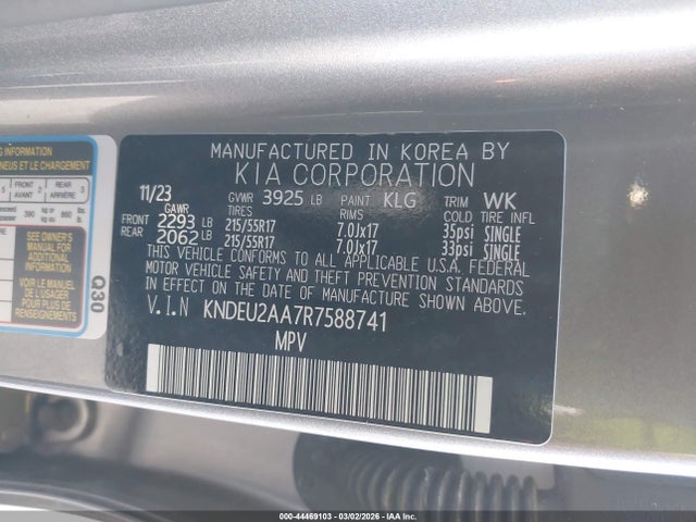 KIA SELTOS S 2024 KNDEU2AA7R7588741 Image 9