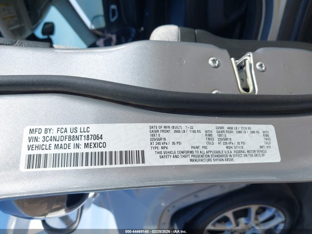 2022 JEEP COMPASS 3C4NJDFB8NT187064 Photo 8