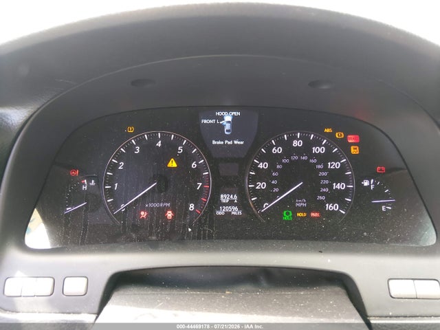 Продажа на аукционе авто 2011 Lexus Ls 460, vin: JTHBL5EFXB5103540, номер лота: 44469178