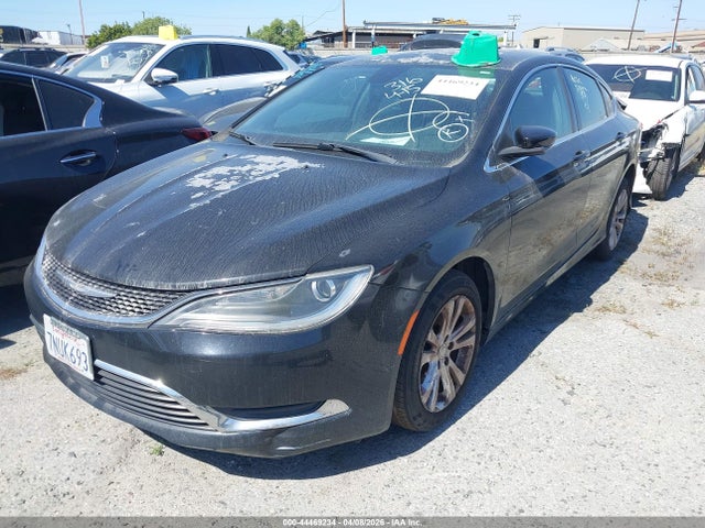 2015 Chrysler 200 Limited მანქანა იყიდება აუქციონზე, vin: 1C3CCCAB9FN542686, აუქციონის ნომერი: 44469234