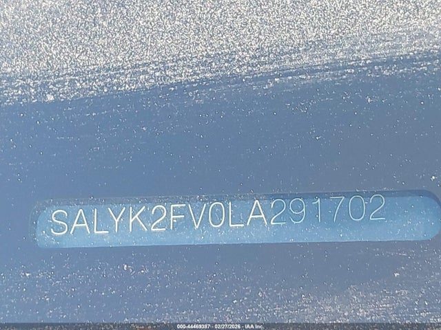 2020 LAND ROVER RANGE ROVER VELAR SALYK2FV0LA291702 Photo 8