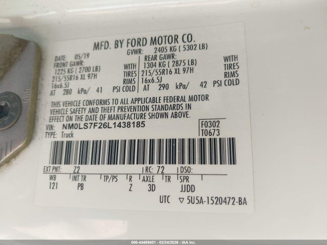 Ford Transit Connect Xlt 2020 NM0LS7F26L1438185 Image 9