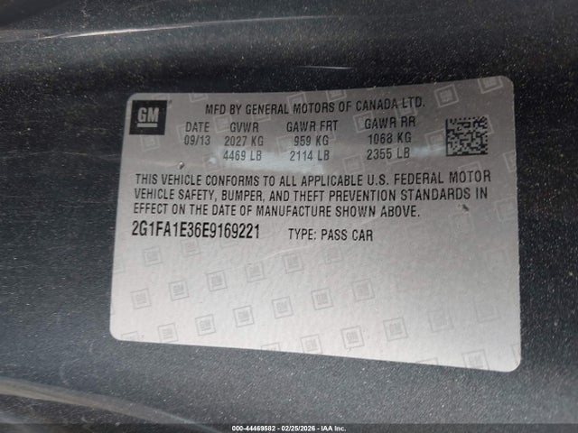 2014 CHEVROLET CAMARO 2G1FA1E36E9169221 Photo 8