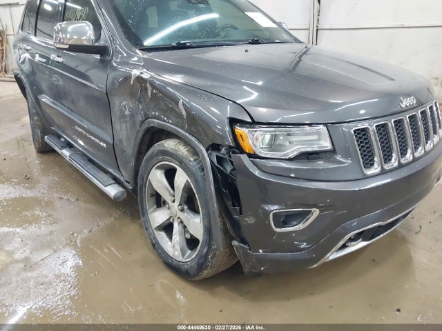 2016 Jeep Grand Cherokee Overland მანქანა იყიდება აუქციონზე, vin: 1C4RJFCT5GC491395, აუქციონის ნომერი: 44469630