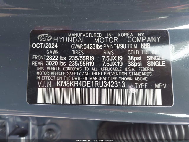 2024 HYUNDAI IONIQ 5 KM8KR4DE1RU342313 Photo 8