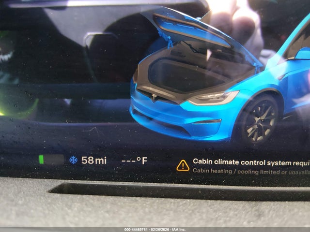 44469761 :رقم المزاد ، 7SAXCDE55NF341374 vin ، 2022 Tesla Model X Dual Motor All-wheel Drive/plaid Tri Motor All-wheel Drive مزاد بيع