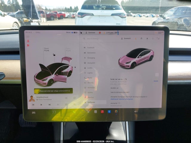 Продажа на аукционе авто 2020 Tesla Model 3 Long Range Dual Motor All-wheel Drive, vin: 5YJ3E1EB5LF802967, номер лота: 44469885