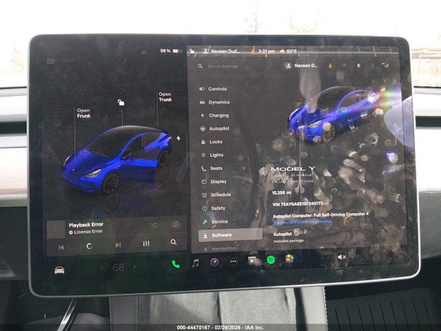 7SAYGAEE1SF240173 Tesla Model Y Long Range Dual Motor All-wheel Drive