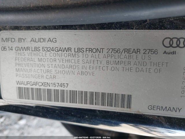 2014 AUDI A6 WAUFGAFCXEN157457 Photo 8