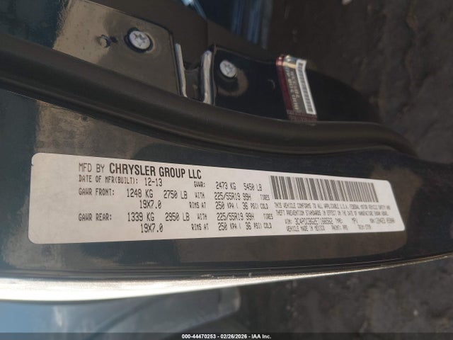 2014 Dodge Journey Sxt მანქანა იყიდება აუქციონზე, vin: 3C4PDCBG2ET166562, აუქციონის ნომერი: 44470253