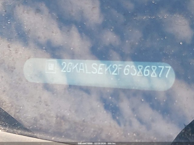 Продажа на аукционе авто 2015 Gmc Terrain Slt-1, vin: 2GKALSEK2F6386877, номер лота: 44470589