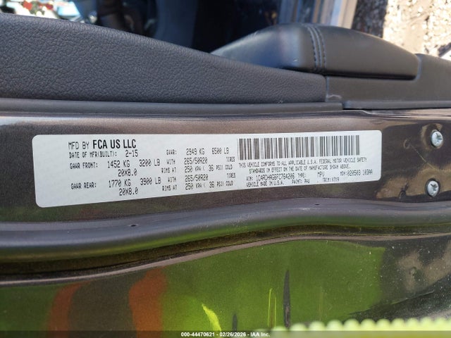 Aukcja sprzedaży 2015 Dodge Durango Sxt, vin: 1C4RDHAG6FC764206, numer aukcji: 44470621