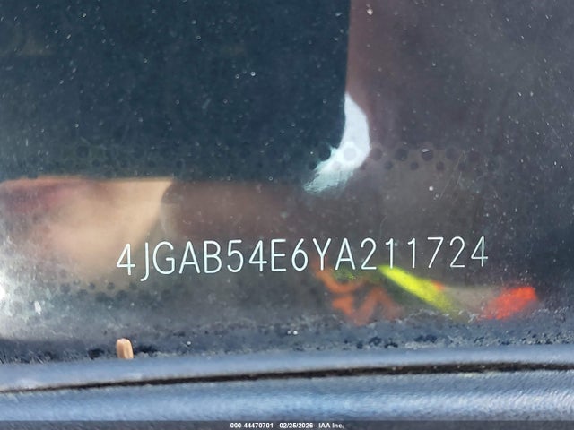 2000 Mercedes-benz Ml 320 მანქანა იყიდება აუქციონზე, vin: 4JGAB54E6YA211724, აუქციონის ნომერი: 44470701