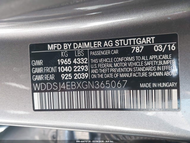 Mercedes-Benz CLA 250 2016 WDDSJ4EBXGN365067 Image 9