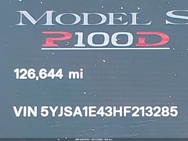 Tesla MODEL S 2017 5YJSA1E43HF213285 Image 15