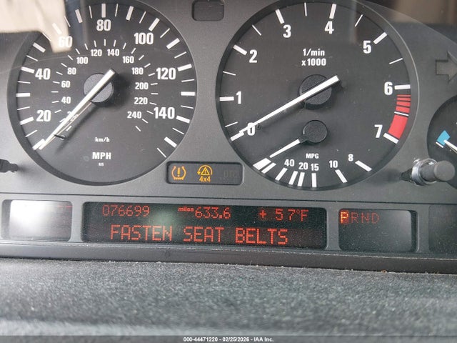 44471220 :رقم المزاد ، 5UXFA13555LU49456 vin ، 2005 Bmw X5 3.0i مزاد بيع