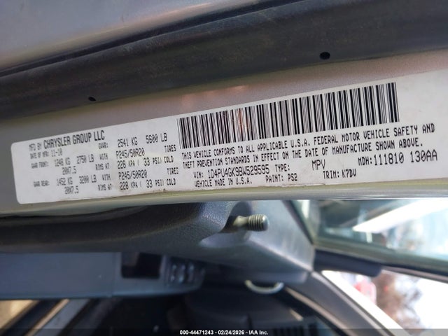 2011 DODGE NITRO 1D4PU4GK9BW529595 Photo 8