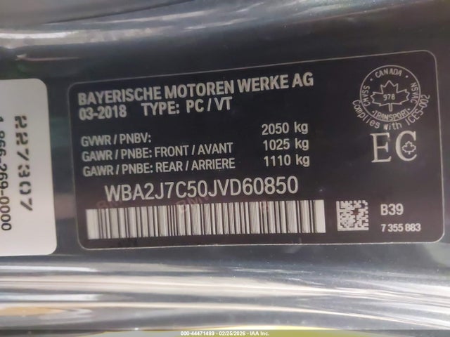 2018 BMW M240I WBA2J7C50JVD60850 Photo 8