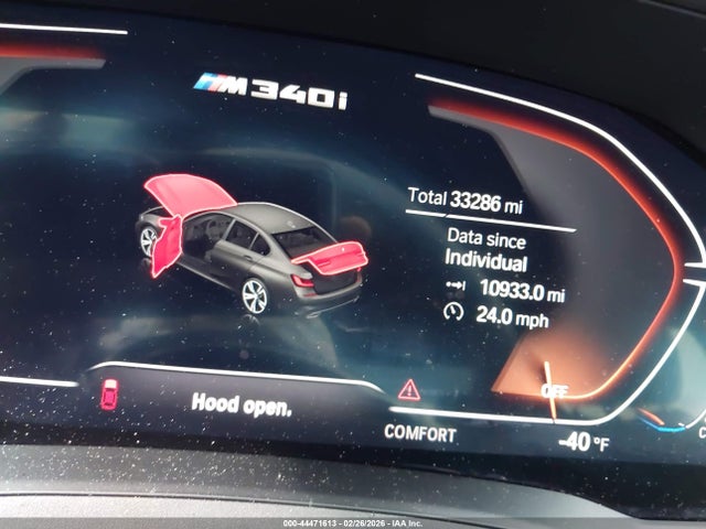 44471613 :رقم المزاد ، 3MW5U9J02N8C27522 vin ، 2022 Bmw M340i M340i Xdrive مزاد بيع