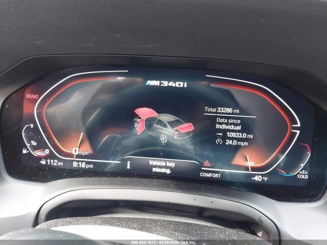 44471613 :رقم المزاد ، 3MW5U9J02N8C27522 vin ، 2022 Bmw M340i M340i Xdrive مزاد بيع
