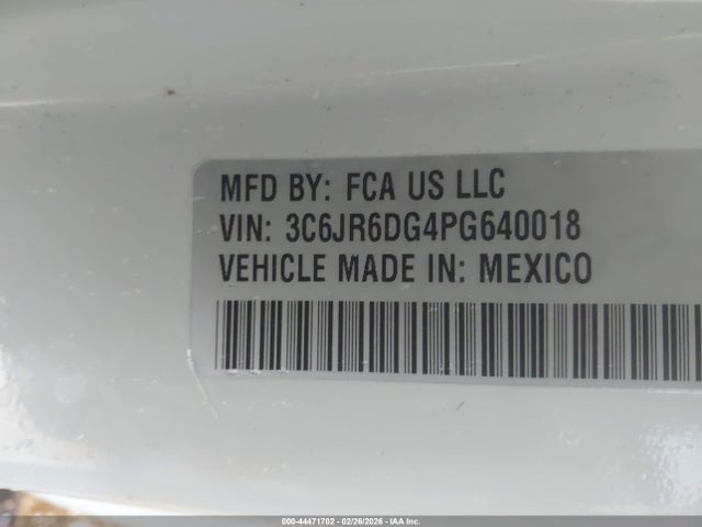 2023 RAM 1500 CLASSIC 3C6JR6DG4PG640018 Photo 8