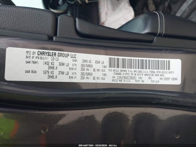 Jeep Grand Cherokee Limited 2014 1C4RJFBGXEC356351 Image 9