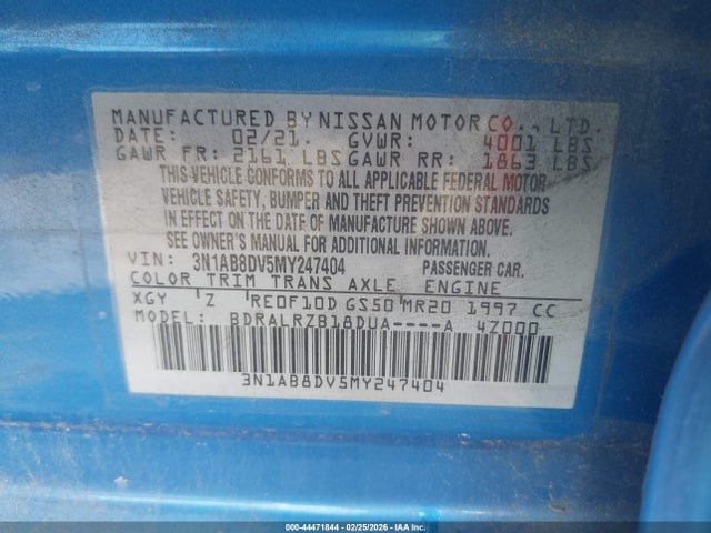 Nissan Sentra Sr Xtronic Cvt 2021 3N1AB8DV5MY247404 Image 9