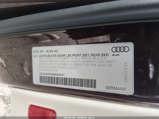 2021 AUDI A6 WAUD3AF20MN069347 Photo 8