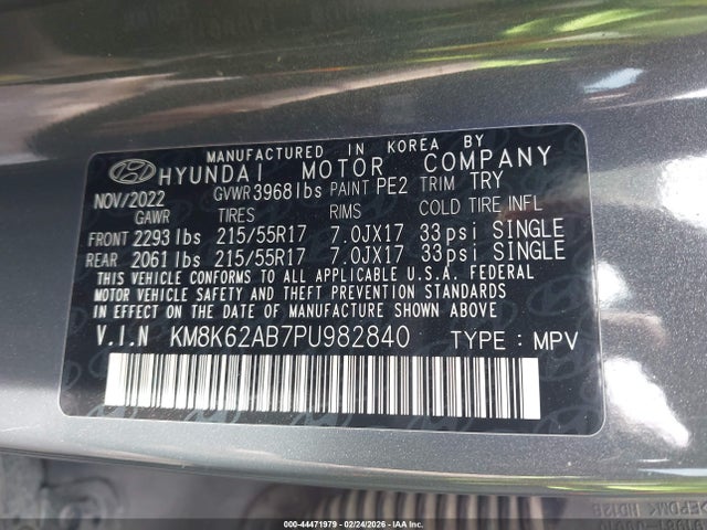 Hyundai Kona Sel 2023 KM8K62AB7PU982840 Image 9