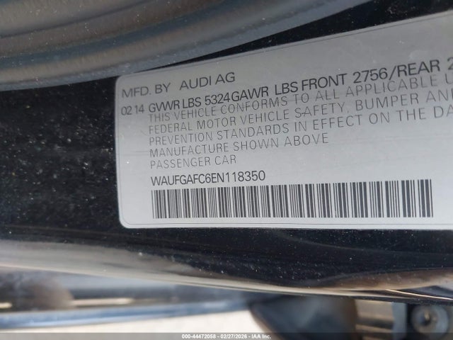 2014 AUDI A6 WAUFGAFC6EN118350 Photo 8