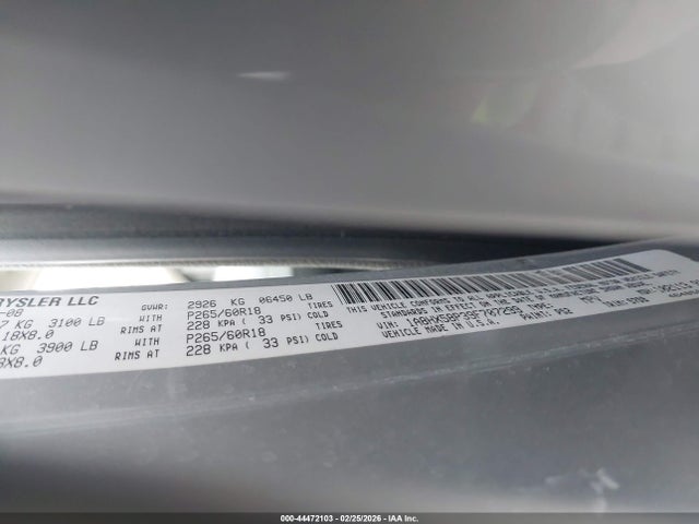 Продаж на аукціоні авто 2009 Chrysler Aspen Limited, vin: 1A8HX58P39F707299, номер лоту: 44472103