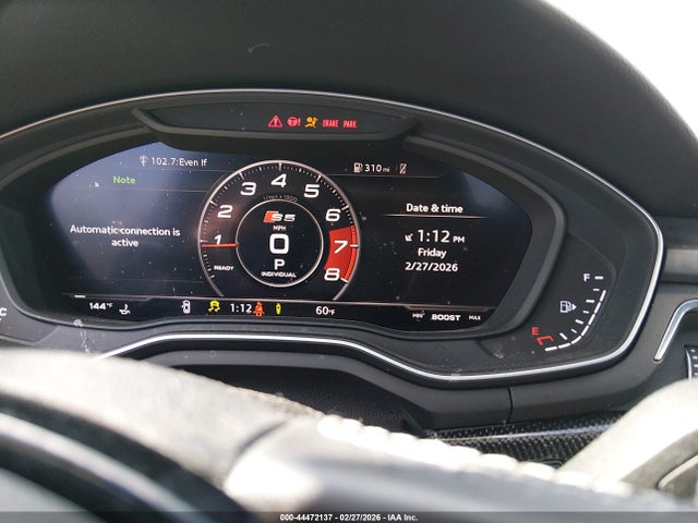 Aukcja sprzedaży 2018 Audi S5 3.0t Premium Plus, vin: WAUC4CF50JA059564, numer aukcji: 44472137