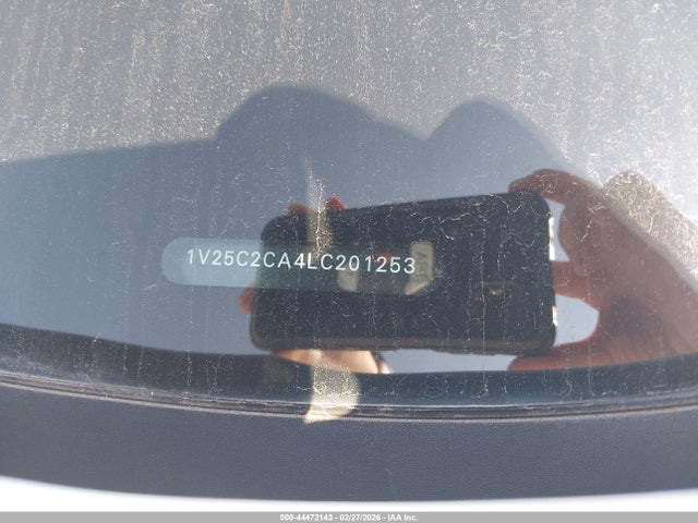 44472143 :رقم المزاد ، 1V25C2CA4LC201253 vin ، 2020 Volkswagen Atlas Cross Sport 2.0t Se W/technology/2.0t Se W/technology R-line مزاد بيع