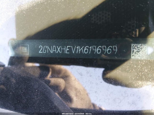 2GNAXHEV1K6196969 Chevrolet EQUINOX LS