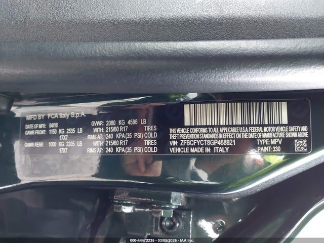 2016 FIAT 500X ZFBCFYCT8GP468921 Photo 8