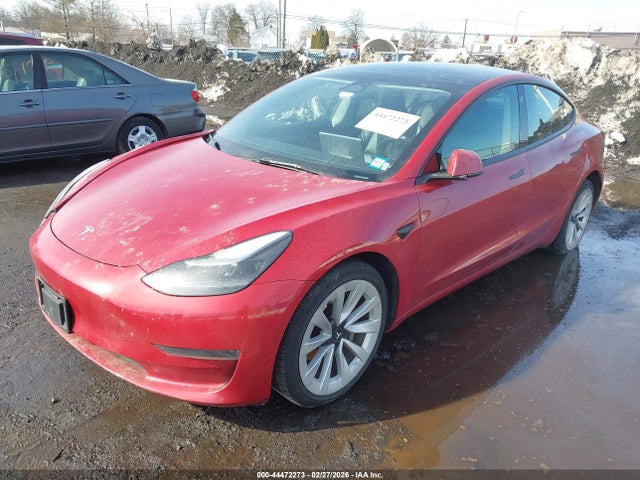 Продаж на аукціоні авто 2022 Tesla Model 3 Rear-wheel Drive, vin: 5YJ3E1EA1NF190146, номер лоту: 44472273