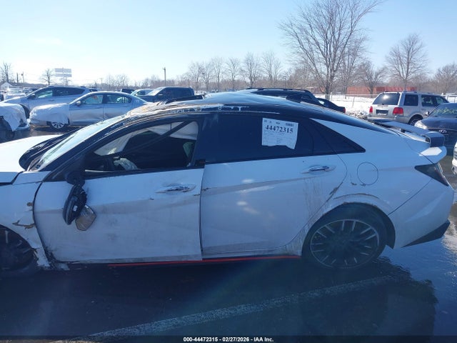 2022 Hyundai Elantra N მანქანა იყიდება აუქციონზე, vin: KMHLW4AK7NU008613, აუქციონის ნომერი: 44472315