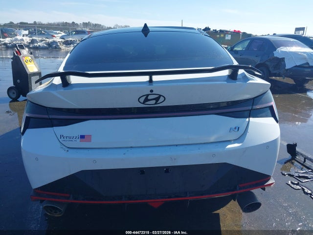 2022 Hyundai Elantra N მანქანა იყიდება აუქციონზე, vin: KMHLW4AK7NU008613, აუქციონის ნომერი: 44472315