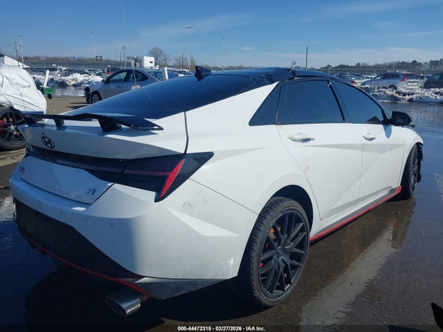 2022 Hyundai Elantra N მანქანა იყიდება აუქციონზე, vin: KMHLW4AK7NU008613, აუქციონის ნომერი: 44472315